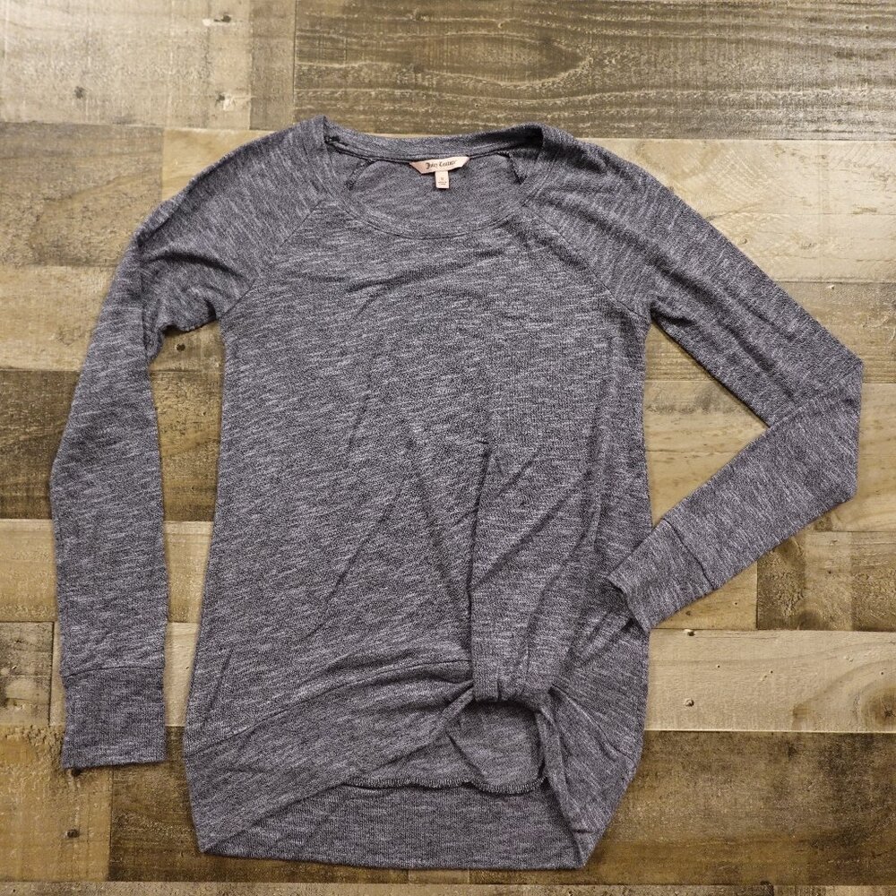 Juicy Couture Gray Long Sleeve‎ Top Women’s Small